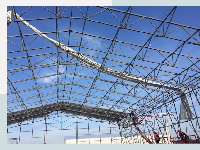 Шатровые ангары от 640 руб. в Салавате и Башкирии