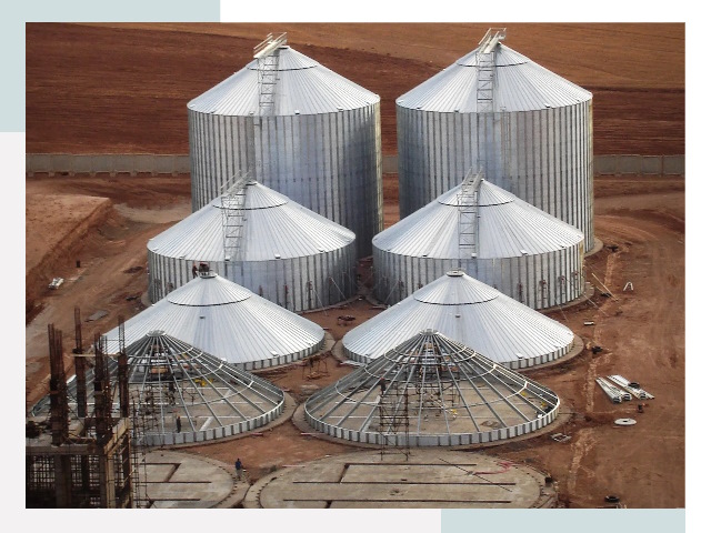 Строительство зерновых силосов в Салавате