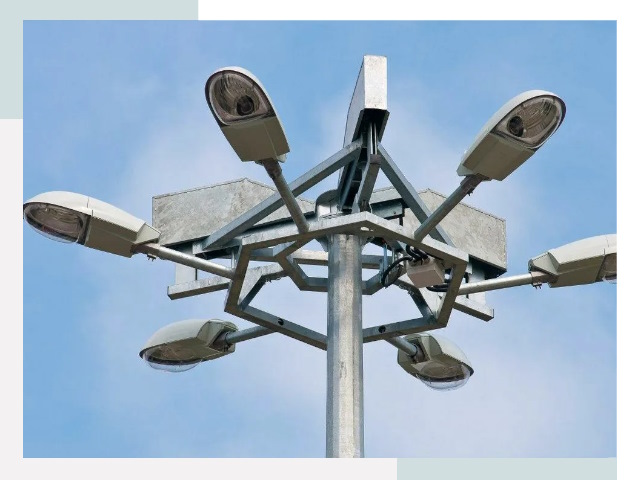 Монтаж осветительных мачт в Салавате