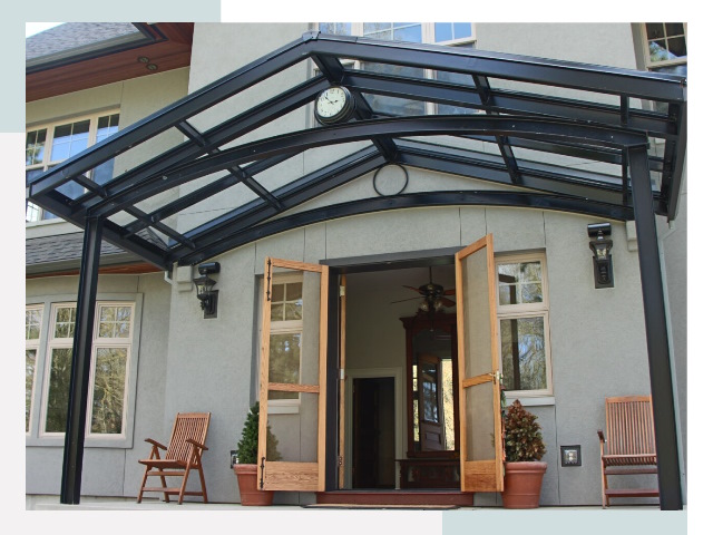 Козырьки металлические в Салавате