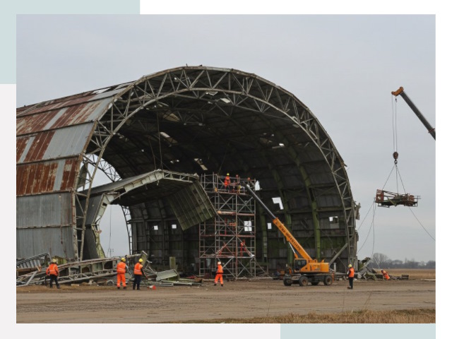 Демонтаж ангаров в Салавате